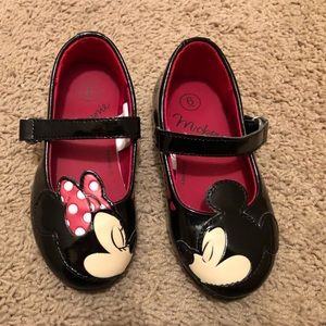 Toddler size 6 Mickey & Minnie Shoes